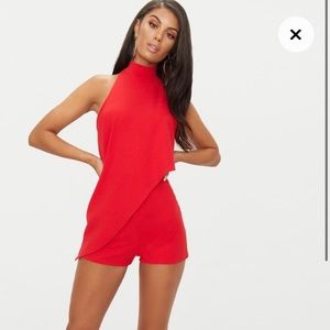 Red Pretty Little Thing Romper